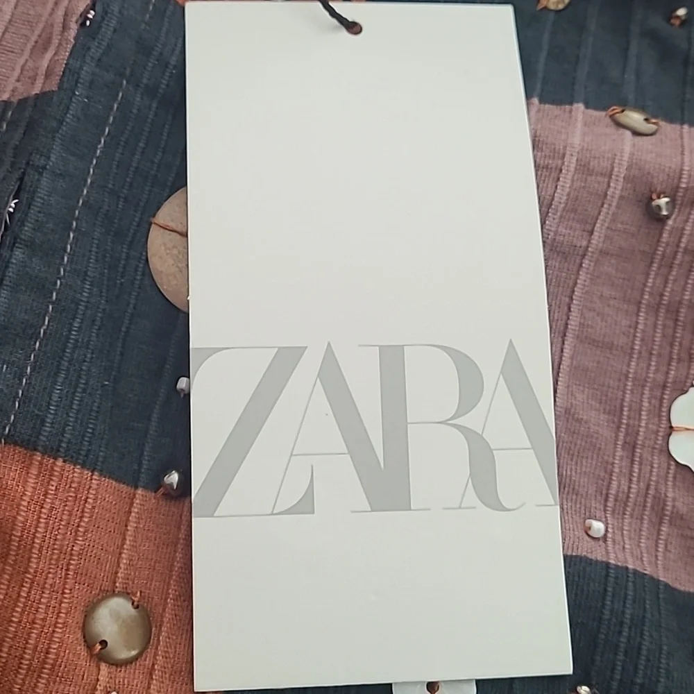 ZARA VEST/HALTER Vintage boho vibes  SIZE XL - Picture 9 of 12